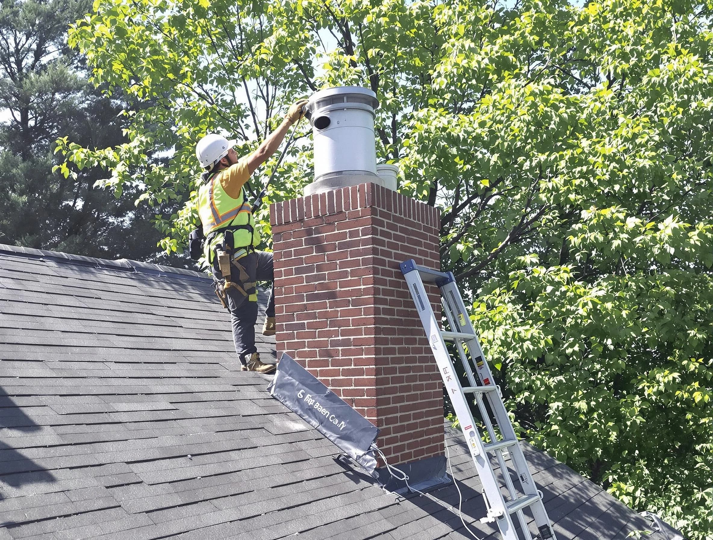 Chimney liner inspection by Stonegate Chimney Sweep in Stonegate, CO
