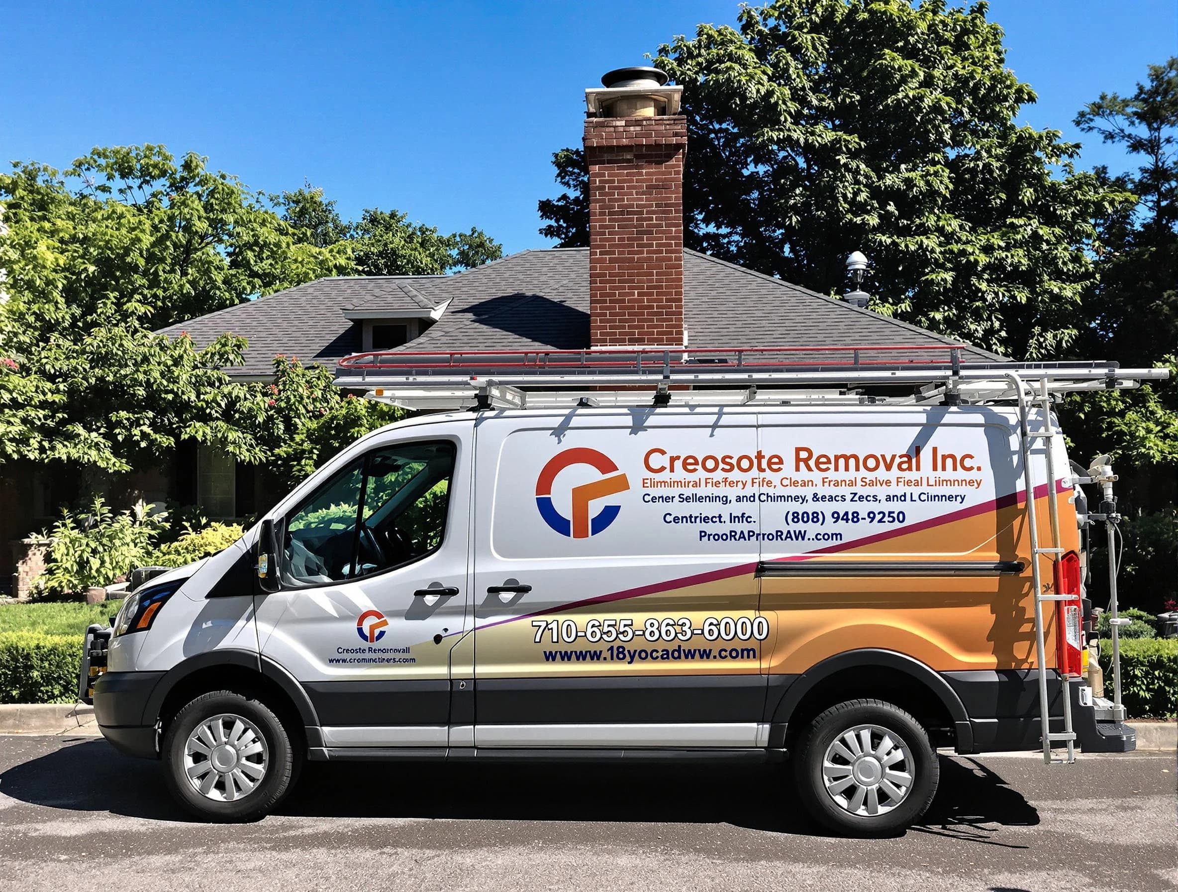 Stonegate Chimney Sweep technician removing creosote safely in Stonegate, CO