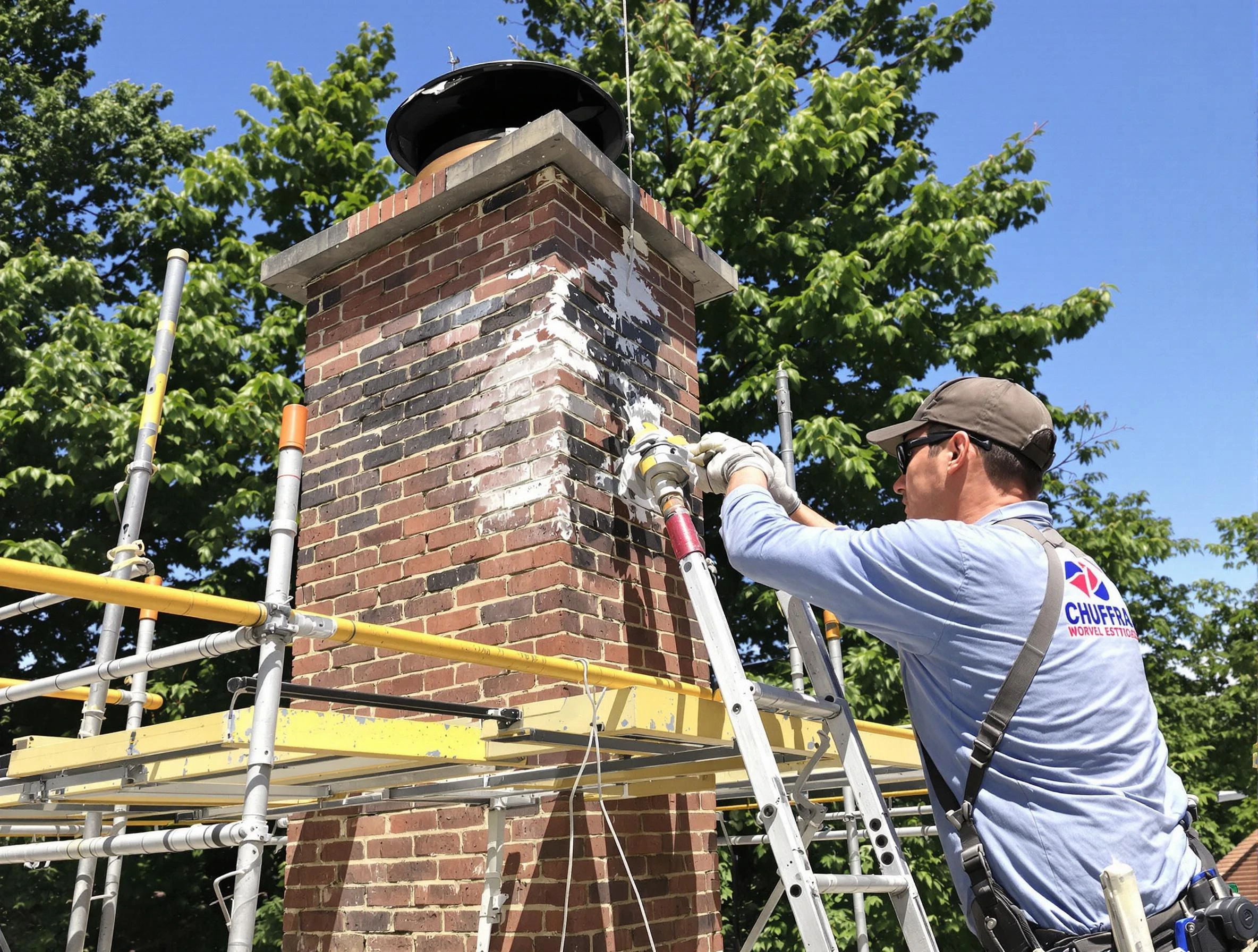 Structural chimney repair by Stonegate Chimney Sweep in Stonegate, CO