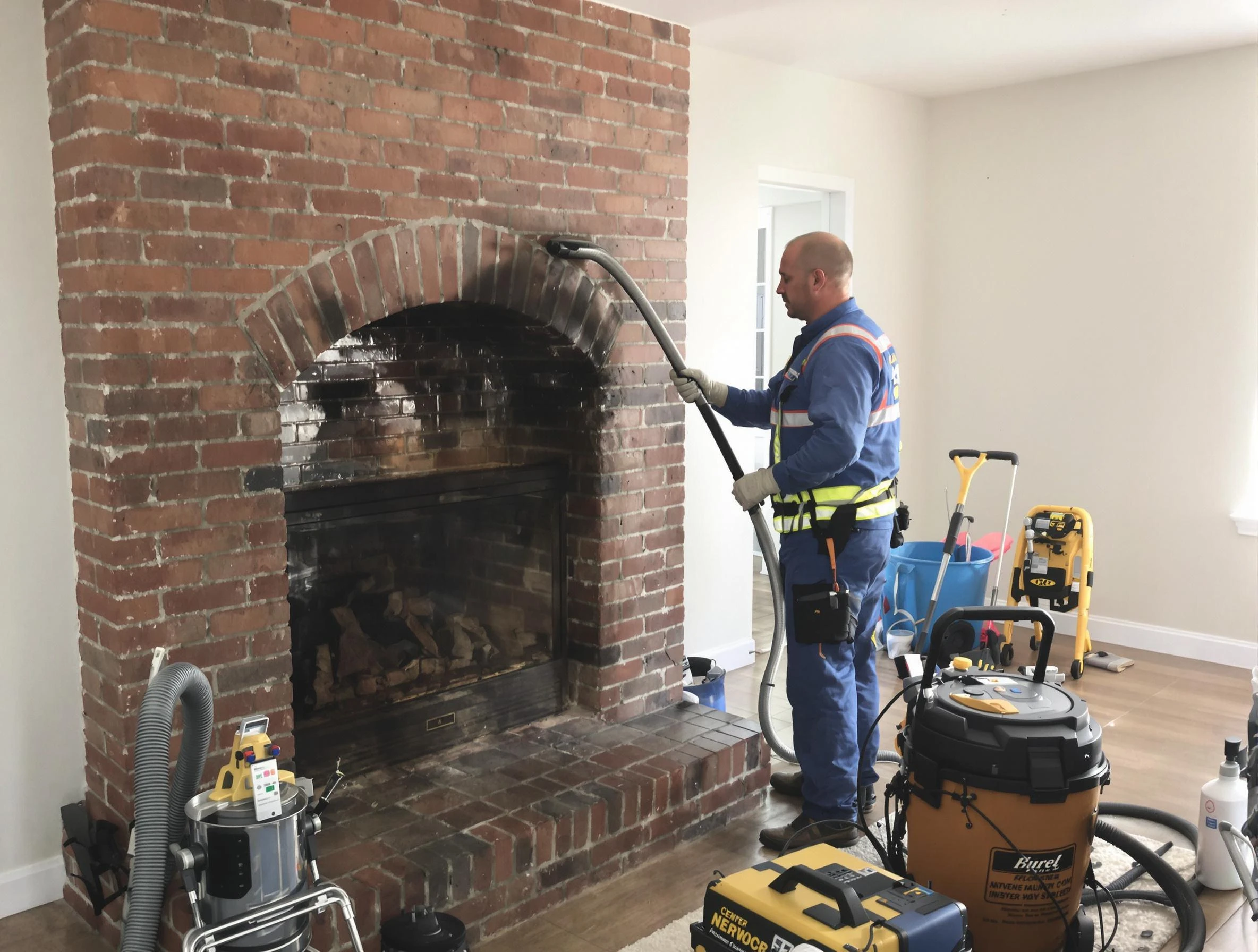 Stonegate Chimney Sweep expert performing detailed chimney sweep in Stonegate, CO